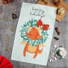 Ethel Happy Holidys 40x73 cm, 100% cotton, sarzha 190 g/m2