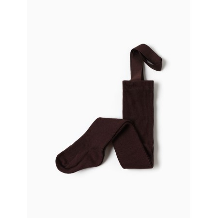 Children's tights with Minaku straps, height 86-92 cm, brown