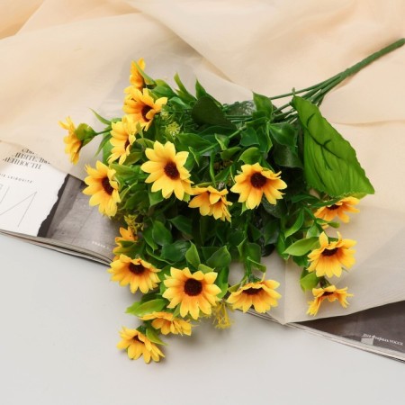 Bouquet "Sunflower Gallery" 3x30 cm, yellow