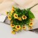 Bouquet "Sunflower Gallery" 3x30 cm, yellow