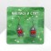 Earrings Assorted "Joy" lamb, red-gray color in silver