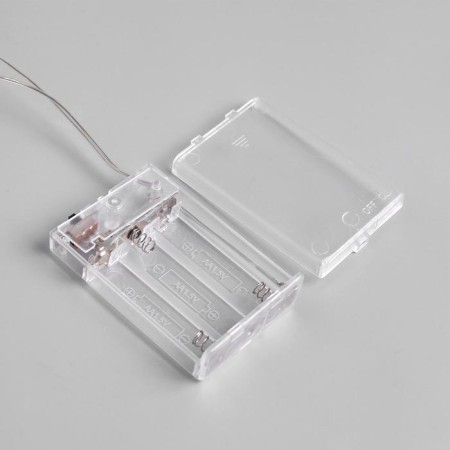 LED figure "Deer with a bell" 25 × 30 × 9 cm, acrylic, 24 LED, AAX3 batteries (not in the kit), glow white-2