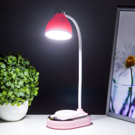 Teddy desktop LED 3W AKB USB Pink 9x13.5x40 cm Risalux-3