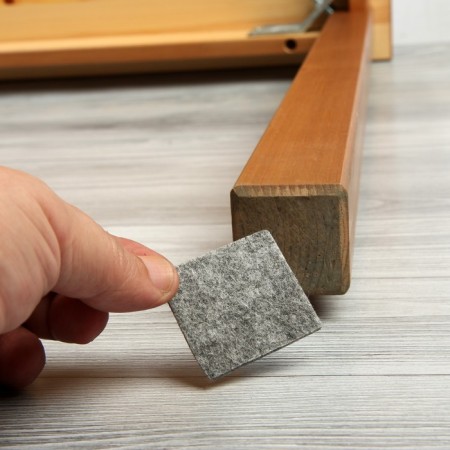 Furniture tundra, 85 x 85 mm, square, gray, 2 pcs.-10