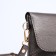 Bag-clate on magnet, long belt, bronze color
