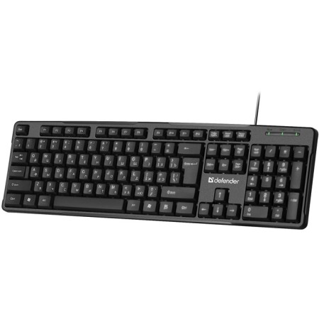 DEFENDER NEXT HB-440 keyboard, wired, membrane, 104 keys, USB, black-1