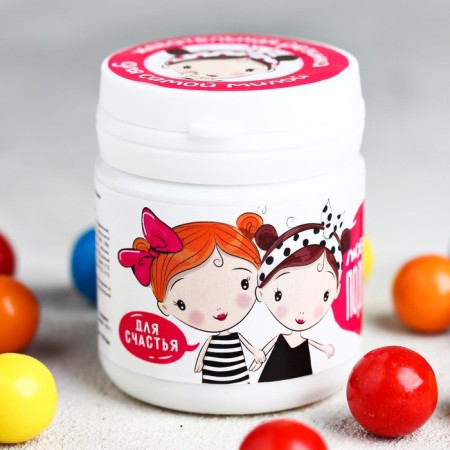 Chewing gum "Beloved girlfriend": with the taste of Tutti-Frutti, 40 g.-1