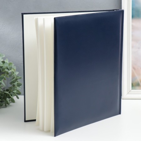 Photo album traditional on 30 sheets 29x32 cm blue-1