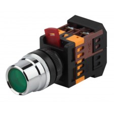 BBT10-BLF-K06E ABLF-22 Era button Green D22mm Neon 240V 1Z+1R