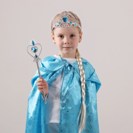Elsa carnival set, Atlas, Spit, Rod, Crown, Length 85 cm-1