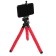 Luazon-Treasel tripod is desktop, for phone, flexible legs, 26 cm, red