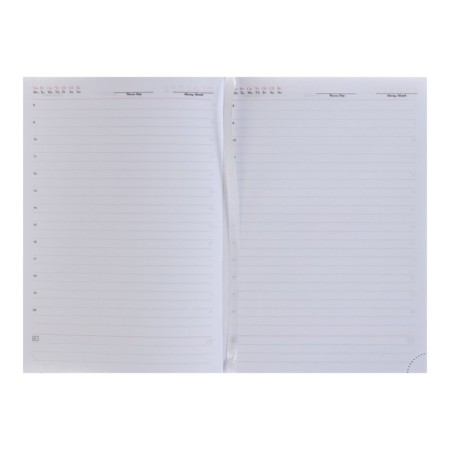 Deliciper of Leduced A5, 160 Vivevella sheets, Cover Artificial Leather, Corners' perforation, Sea Wave-3