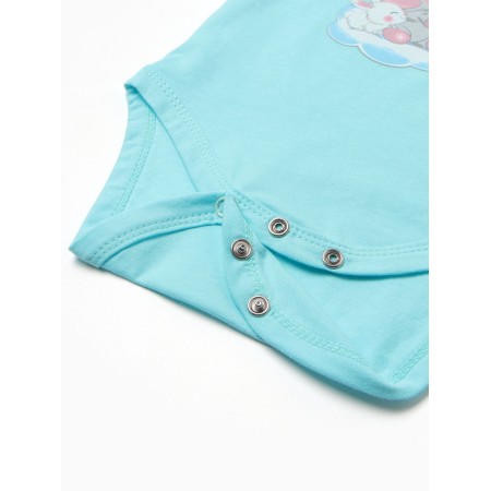 Body baby with long sleeve, mint color, height 62-3