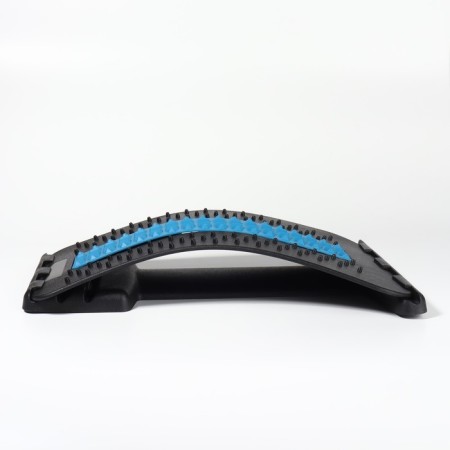 Massage for the back, three -level, 38 × 25 × 4 cm, blue color-11