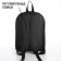 School textile school with lacing, 38x29x11 cm, black and white
