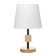 Table lamp "SORD" E27 40W light wood 21x21x38 cm Risalux