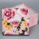 A set of boxes 6 in 1, gift packaging, “flowers”, 10.2 x 10.2 x 6 - 20 x 20 x 11 cm