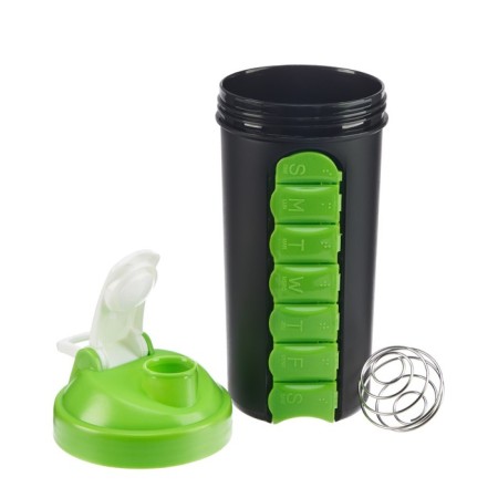 Shaker, 750 ml, series: Crossfit Max, 11 x 22 cm, green-2