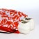 Back for shoes on the lace, white/red color