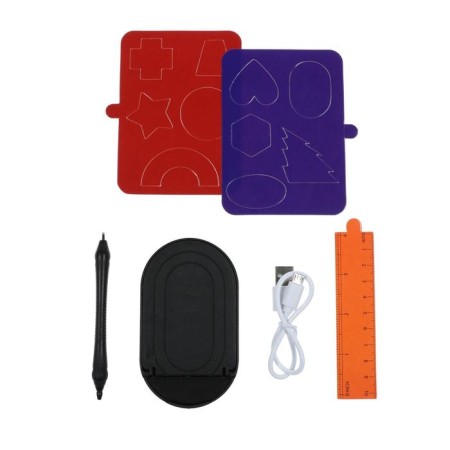 A tablet for drawing and notes Luazon, 17 ", blocking function, orange-7