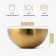 Salette bowl sphere, 800 ml, d = 15 cm, stainless steel, gold