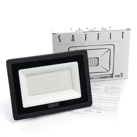 SAFFIT LED spotlight, SFL90-70, IP65, 70 W, 202x143x28.5 mm, glow of daytime-6