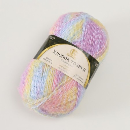Yarn "cotton grass" 65% cotton 35% polyamide 220 m/100g (2238 different)-1