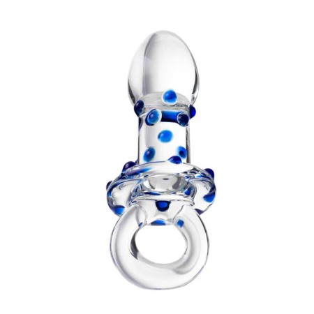 Anal plug Sexus Glass, glass, transparent, 14 cm, d = 3.5 cm-2
