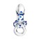 Anal plug Sexus Glass, glass, transparent, 14 cm, d = 3.5 cm