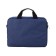Business bag, lightning department, external pocket, blue color