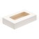 Container for removal, with a window, white, 20 x 12 x 4 cm, set 10 pcs.