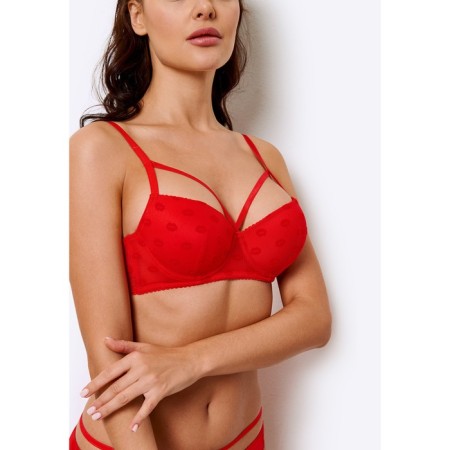 Women's bracket, size 80E, red color-2