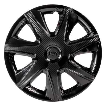 Wheel caps 16 "Airline" Joy, Black Gloss, Carbon, in a set 2 pieces-2