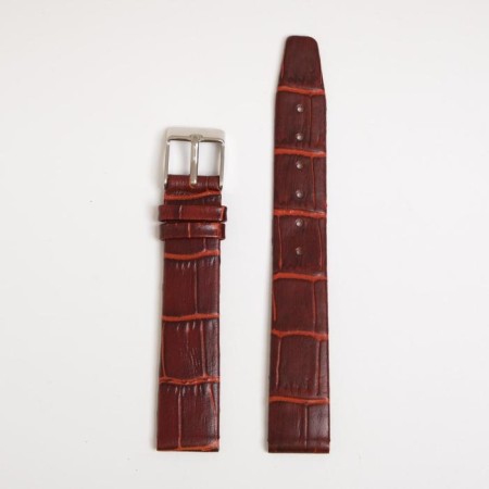 Watch strap, male, 16 mm, harness 75 mm, larynx 115 mm, genuine leather-1