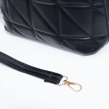 Bag Cross-Bodi with a zipper, black color-5