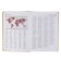 Diary of Leduced A5+, 136 sheets of Sidney Nebraska, solid cover, artificial leather, gold cut, gold