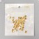 Buttons Plastic 4 PROVEL "GOLD" 0.9x0.9 cm set 40 pcs