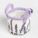Textile basket Ethel "Lavender", 12*14 cm