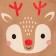 Combineson crumb I am "deer", height 62-68 cm, beige