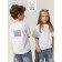 Children's T -shirt Amarobaby Stripe, height 128 cm, white color
