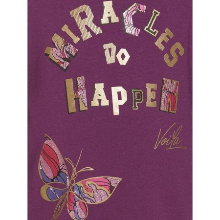 Sweatshirt for girls, height 92 cm, purple color-2
