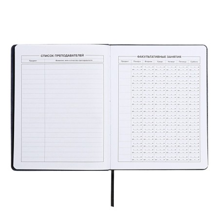 Universal Diary Grade 1-11, 48 sheets "fighter", solid cover of artificial leather, lies, universal cheat sheet, block 80 g/m2-4