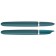Fright pen Parker 51 Core Teal Blue Ct F, stainless steel body/plastic, black ink