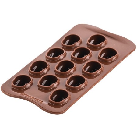 Form for the preparation of sweets, silicone, 24x11x2.7 cm-5
