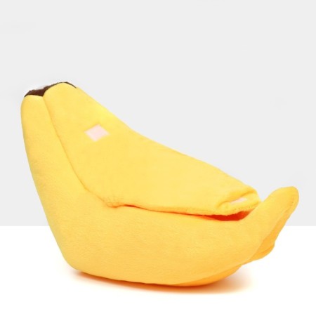 Lynchik-Domik for animals "Banana", 40 x 15 x 10 cm, yellow-1