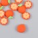 Decor for creativity plastic "Citrus mix" set of 12 pcs 1.2x1.2 cm
