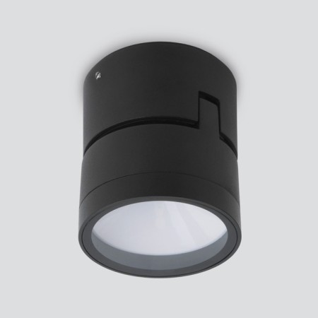Ceiling lamp (SPOT) ELEKTROSTANDARD, OKKO LED 7 W, 90x90x100 mm, IP54, black color-1