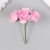 Decor for creativity "Tea roses" (set-bouquet 6 flowers) 9.5 cm d = 3 cm mix