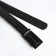 Male belt, width 3.5 cm, buckle machine, black color