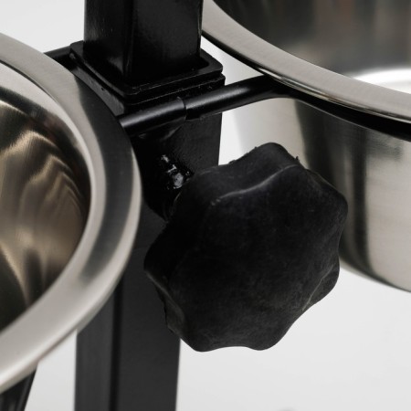Adjustable stand 30 cm with 2 bowls of 850 ml-3